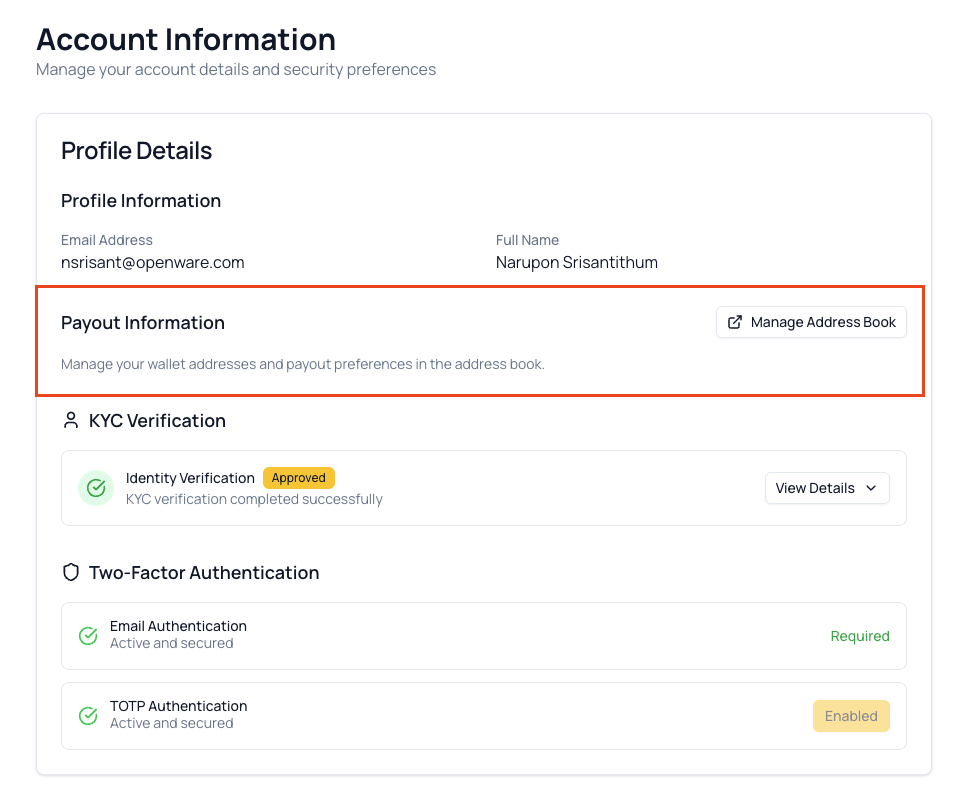 Access to Address Book