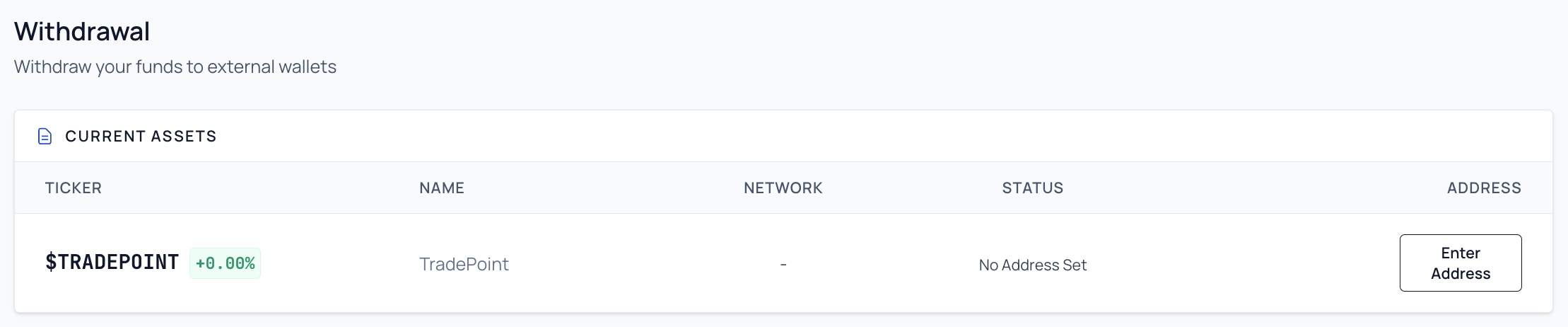 Payout Page Overview