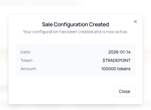 Save Configuration Confirmation