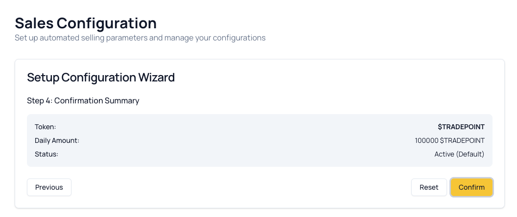 Step 4: Review and Confirm